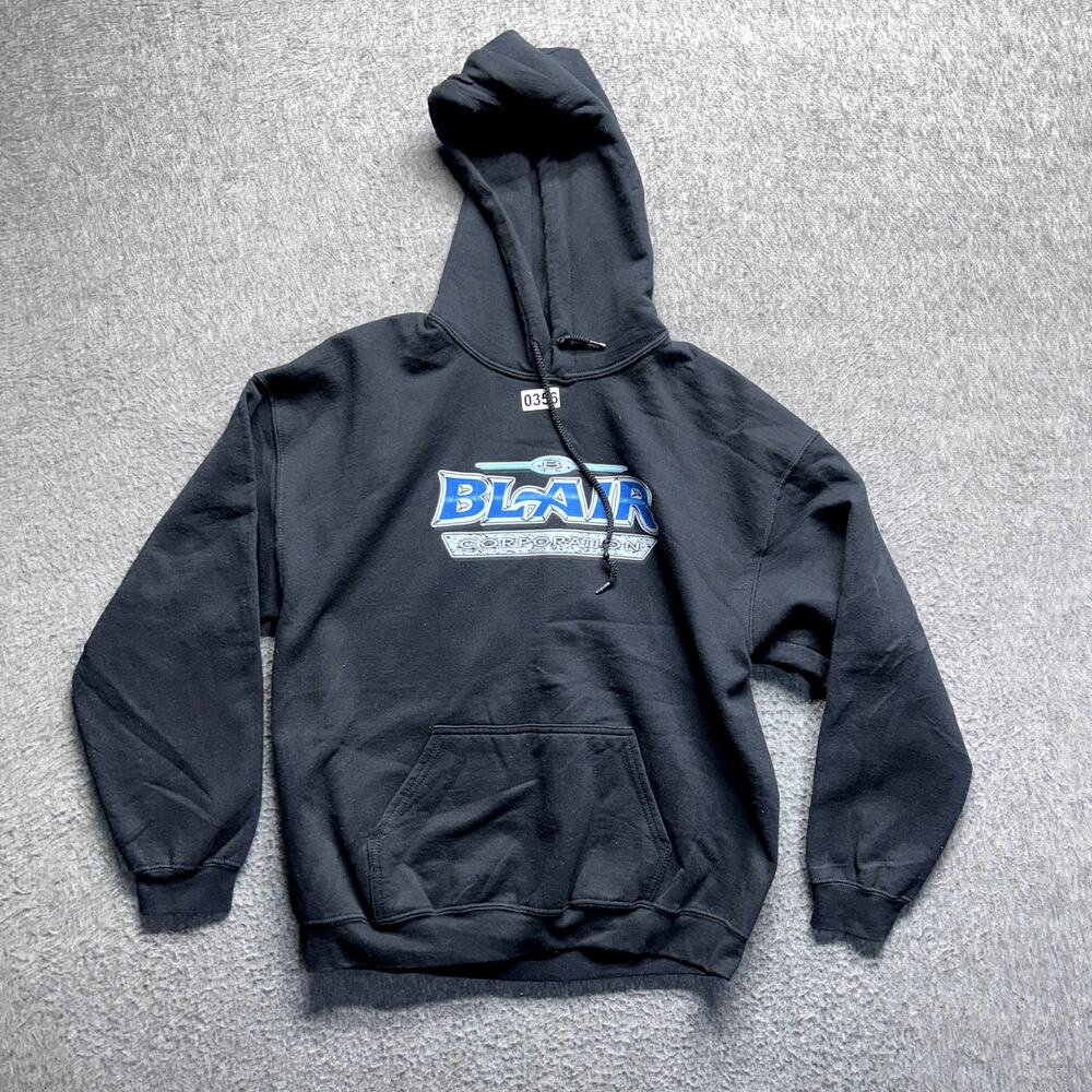 Gildan Blair Corporation Hoodie L Men Black Pullover Sweatshirt
